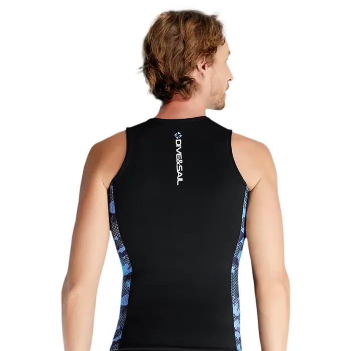 Hommes combinaison gilet surf Sports nautiques maillot de bain gilet plongée sans manches gilet pour canoë natation hommes maillot de bain gilet