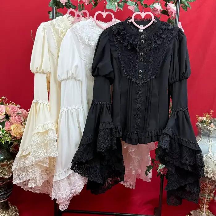 Chemisier victorien vintage Lolita pour femme