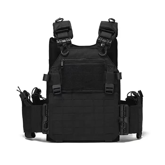 Gilet d'entraînement en plein air pour hommes, gilet de Combat tactique léger, à dégagement rapide, multifonctionnel, résistant à l'usure, coupe Laser