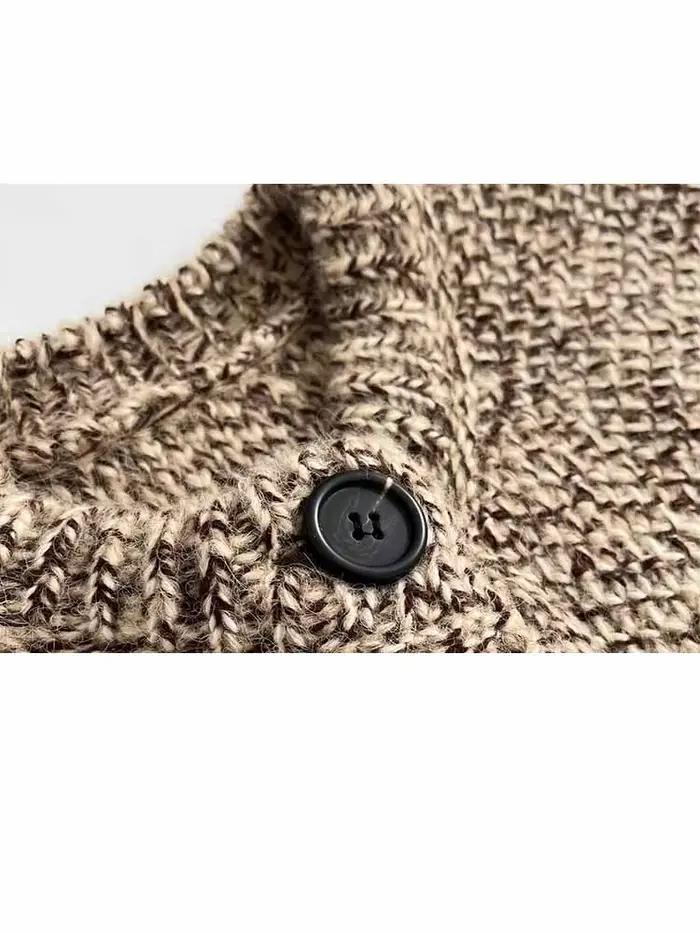 Gilet sans manches en tricot chaud pour femme