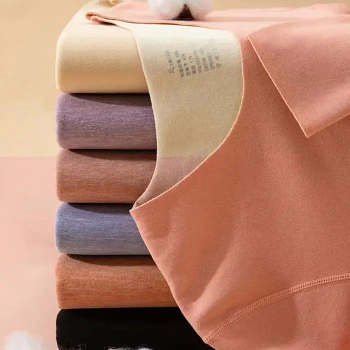 Ensemble de sous-vêtements thermiques pour femmes, vêtements thermiques, première couche de Base, caleçon long doublé en polaire pour l'hiver par temps froid