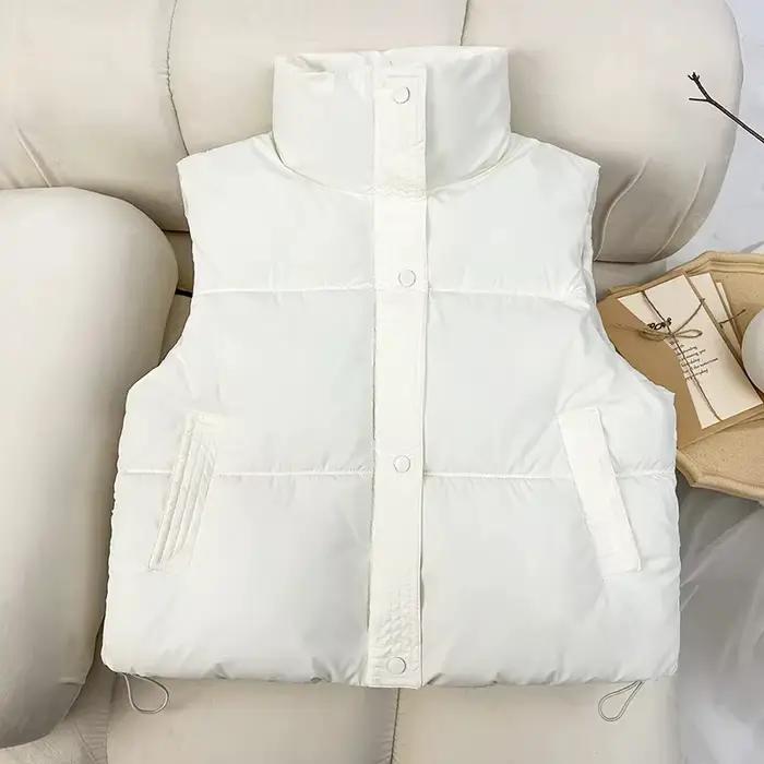 Femmes coton gilet 2025 automne hiver Version coréenne vers le bas