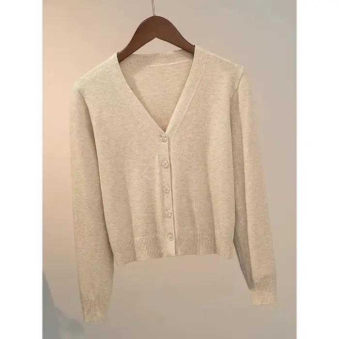 Cardigan Triblockchain à Manches sulfpour Femme