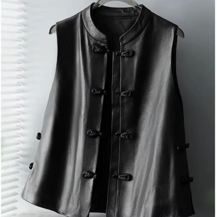 Vintage nouveau Style chinois gilet manteau femmes printemps automne