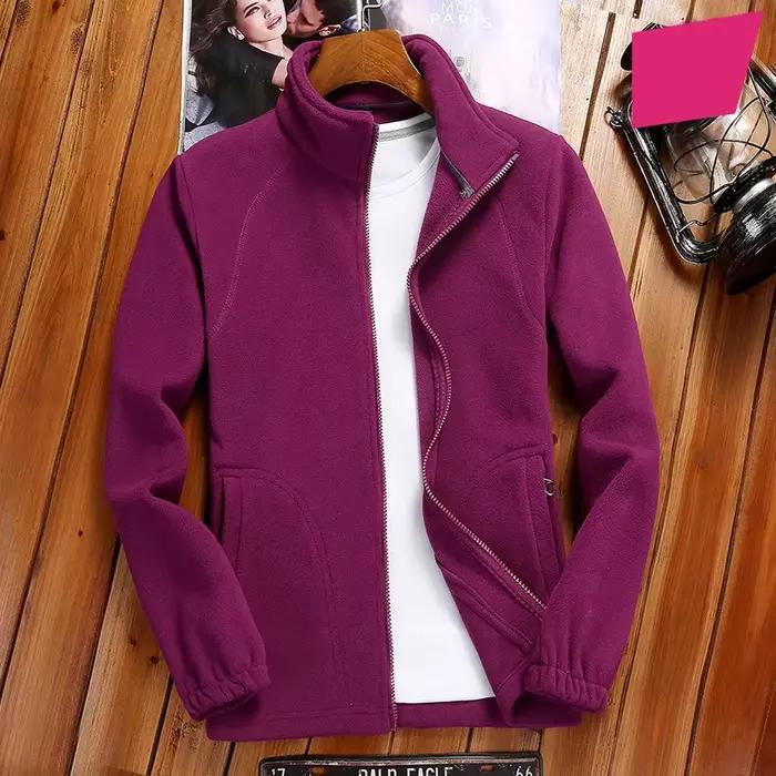 Cardigan multicolore à fermeture éclair pour femmes