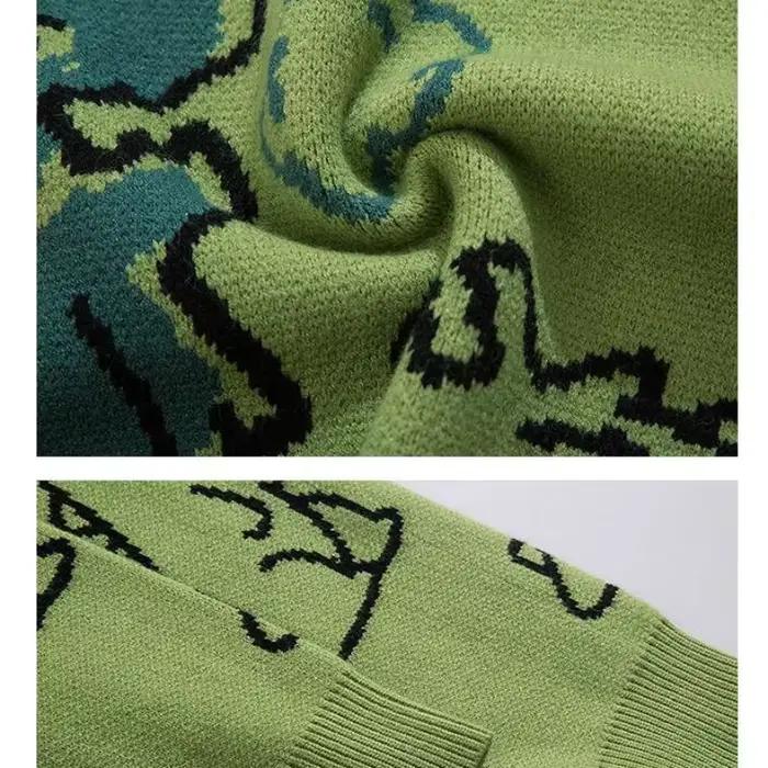 Pull Surdimensionné à Manches sulfet Col Rond pour Femme