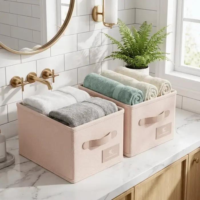 Boîte de rangement pliable durable pour vêtements