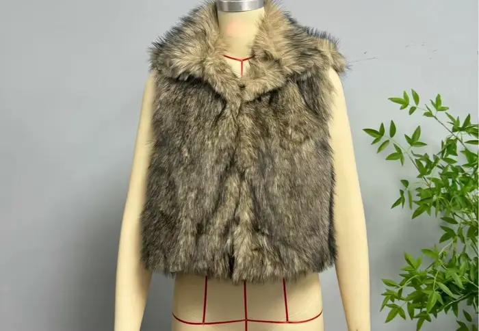 Gilet polyvalent à la mode pour femmes, fourrure ample, 2025