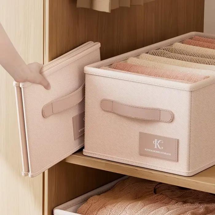 Boîte de rangement pliable durable pour vêtements