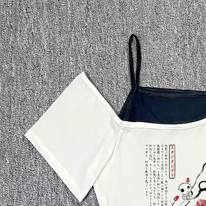 Beau motif de fleurs imprimé gilet femmes haut court décontracté hauts à la mode mignon confortable sexy femme