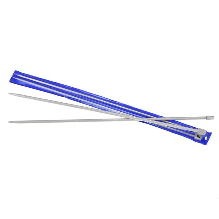 Looen 22 pièces/lot 2.0mm-8.0mm ensemble d'aiguilles à tricoter 35cm pointe unique bricolage tissage pull vêtements