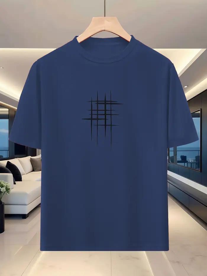 T-shirt à col rond et manches courtes pour homme - Vêtement de sport décontracté, respirant et à séchage rapide, anti-humidité, élégant et polyvalent