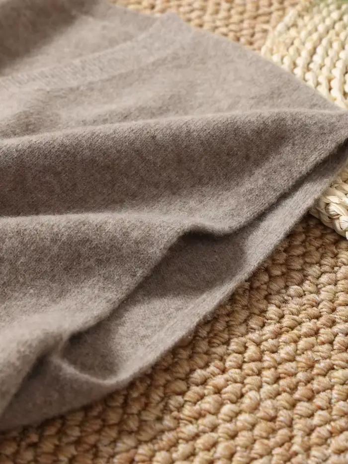 Gilet en laine mérinos pour femmes, col en V, coupe ample, décontracté, automne hiver, élégant et confortable