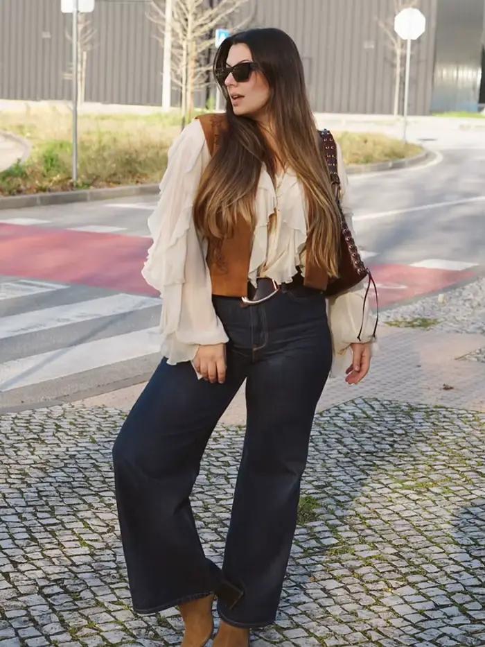 Été élégant femmes col rond broderie Design Vintage gilet haut femme solide sans manches décontracté Style de rue
