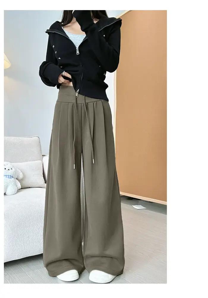 Pantalon de survêtement bleu marine pour femme