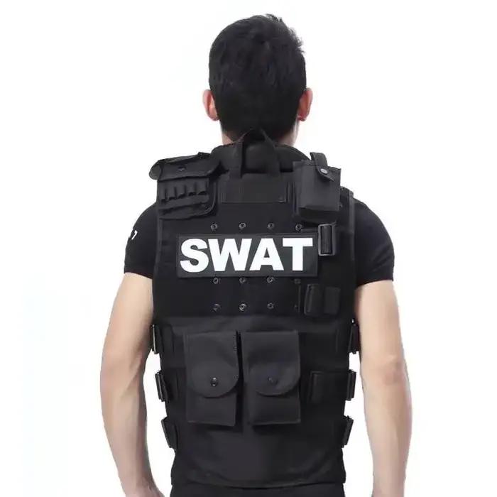Équipement de protection pour la chasse, DulglaUnisex, Glaçage noir, CS, Paintball, Molle, Randonnée, Haute qualité