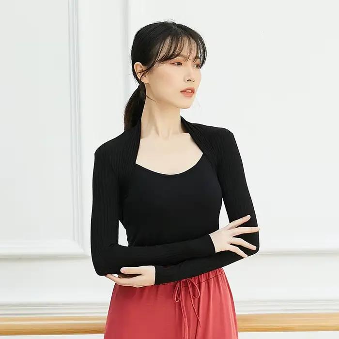 Cardigan court en coton pour femmes et adolescents