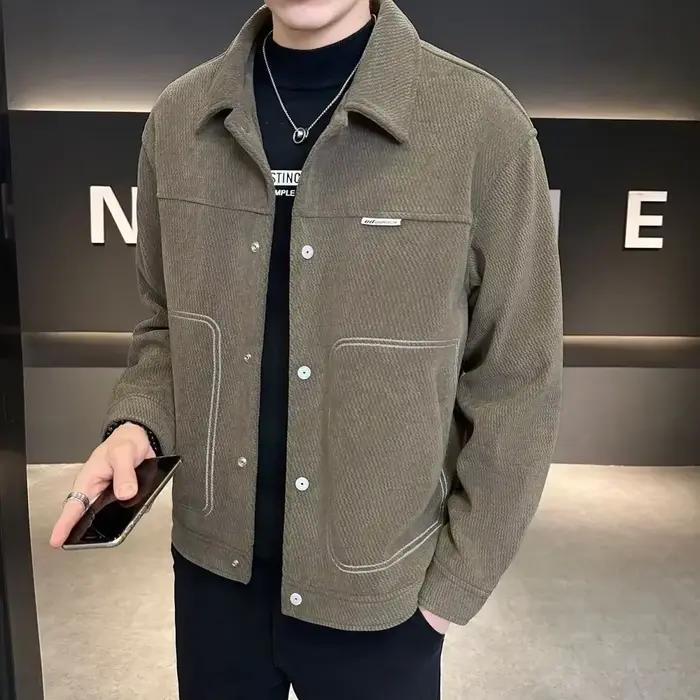 Veste pour hommes de haute qualité homme manteau élégant printemps automne marques originales pas cher vente vêtements mode 2025 livraison rapide Joker