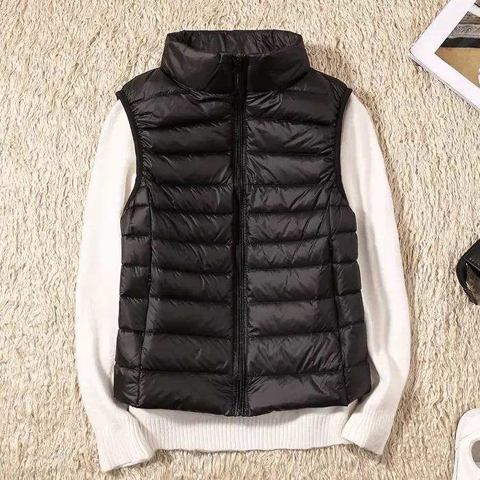 2025 nouvelles femmes 90% duvet de canard blanc gilet
