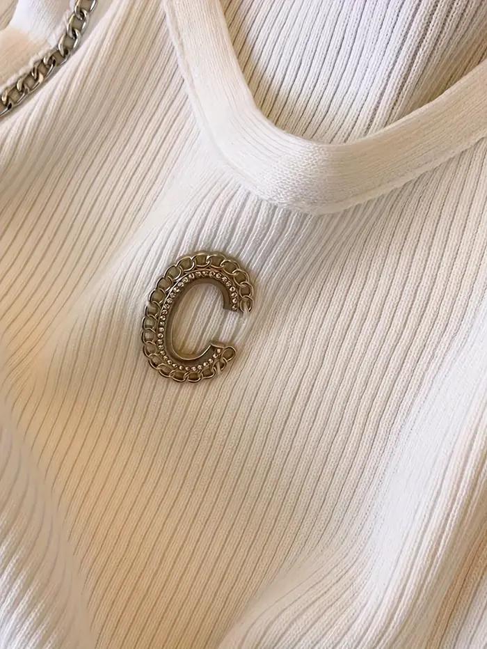 Gilet en tricot côtelé blanc avec décoration tridimensionnelle et strass pour femmes, haut court sans manches à col rond mode printemps été style décontracté