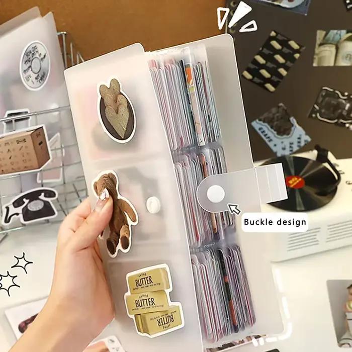 Album photo grande capacité pour 240 photos, organisateur de photos en plastique transparent et vinyle, adapté aux photos