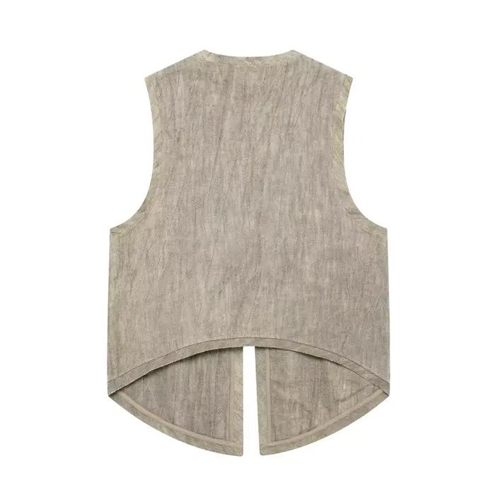 MUJER 2025 paillettes gilets ouverts pour femmes