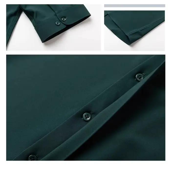 Chemise blanche pour homme à col mandarin, manches courtes, coupe décontractée, style business
