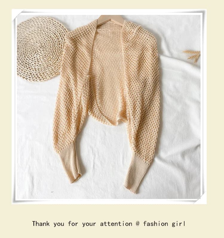 Cardigans haussement d'épaules pour femmes, haut court en tricot ouvert sur le devant, veste pull lé