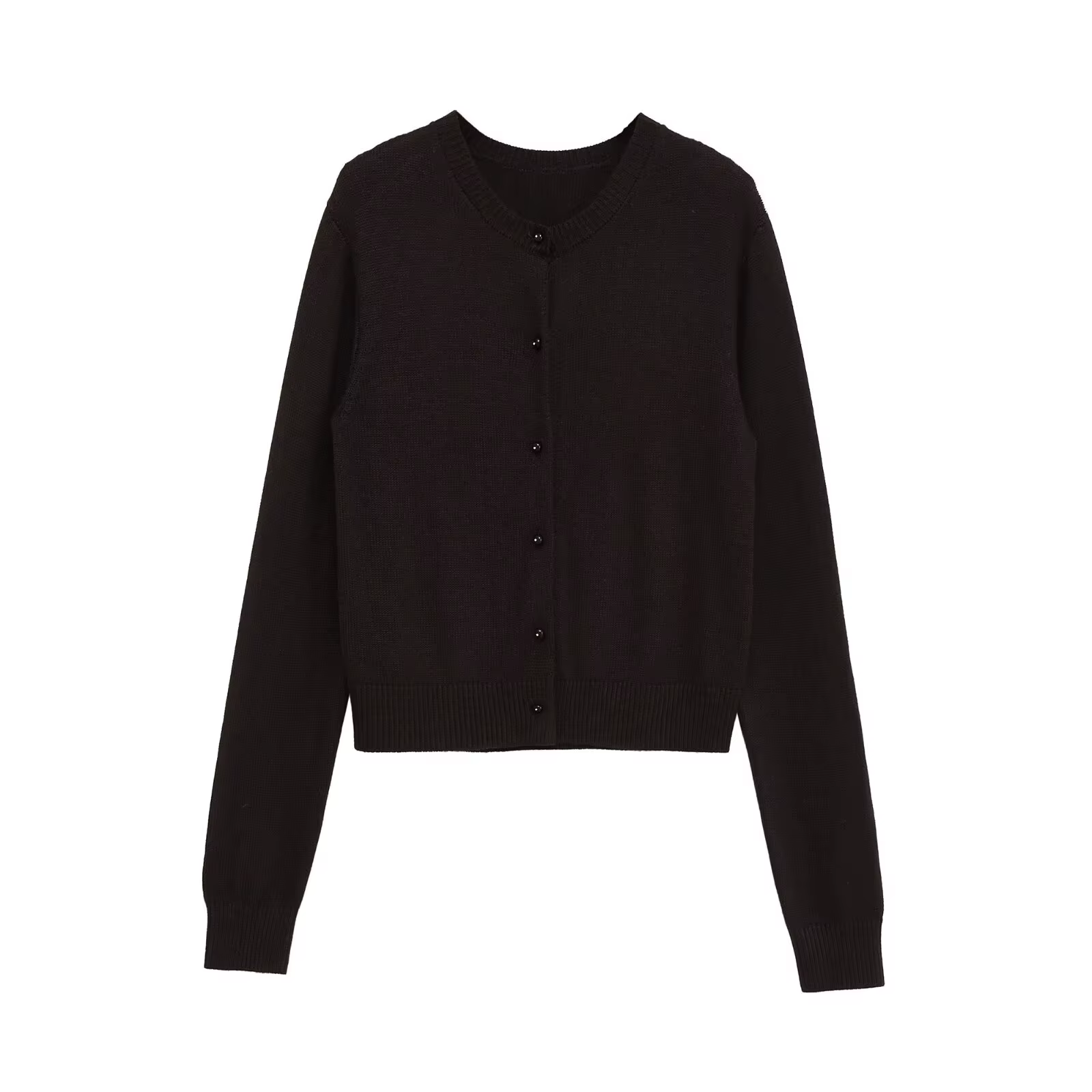 Cardigans pour Femmes pull marron élégant vêtements d'extérieur tricot Cardigan confortable chandail